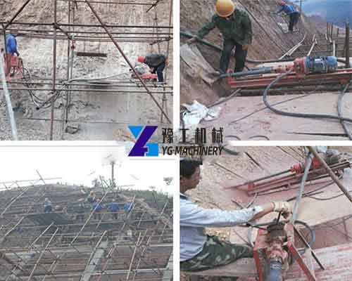 Construction Site of the DTH Drilling Rig