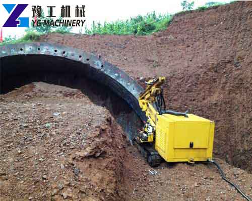 Construction Site of the DTH Drilling Rigs