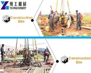 Core Drilling Rig Construction Site