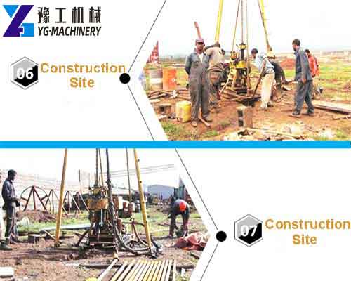 Core Drilling Rig Construction Site