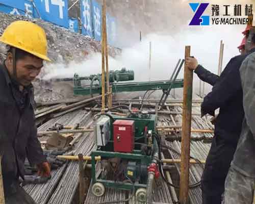 Use of Anchor Drilling Rig