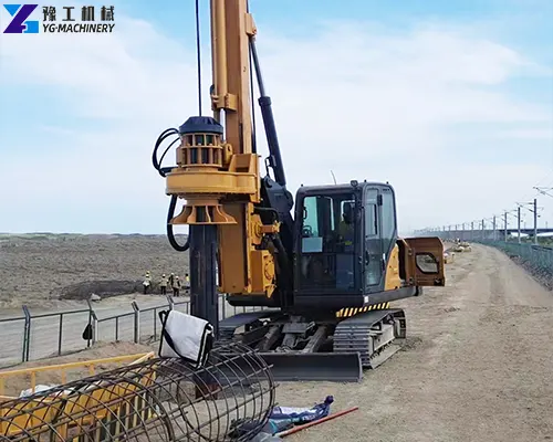 piling rotary drilling rig machine