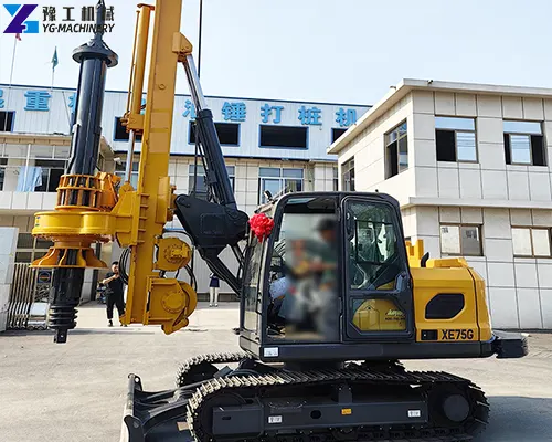 portable small rotary drilling rig