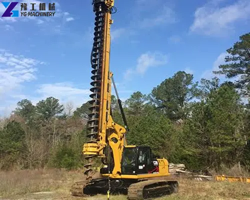 continuous flight auger piling rig