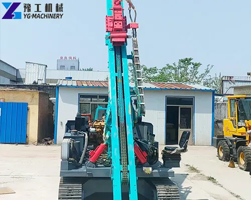 fast pv pile installation for solar farms