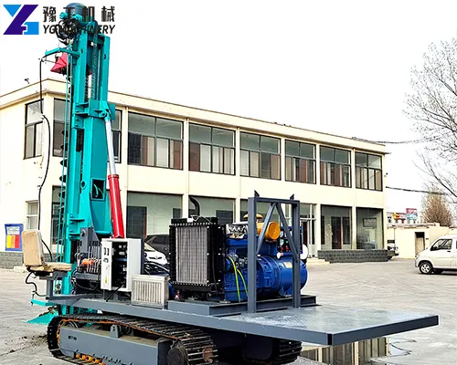ground screw piling machine