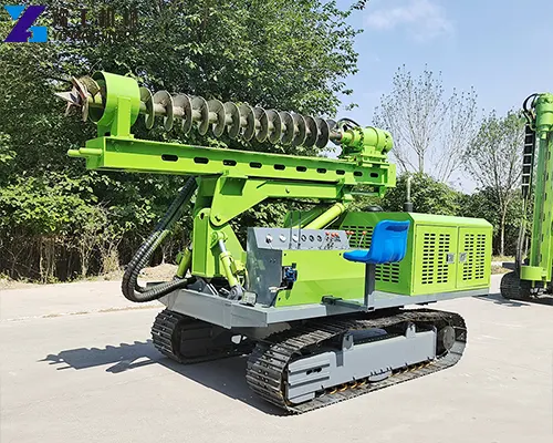 self-propelled hydraulic pile driver