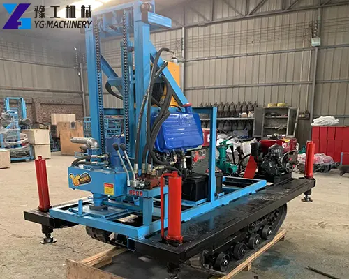 small crawler water well drilling rig
